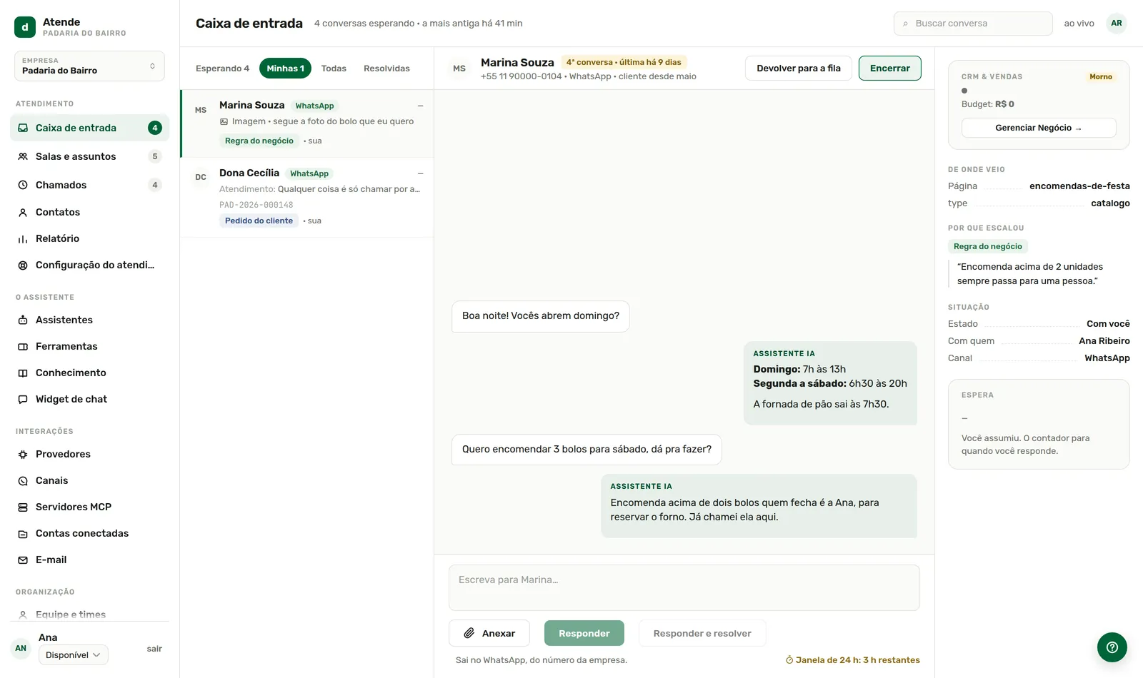 Assuma antes de escrever: a conversa passa a ser sua.