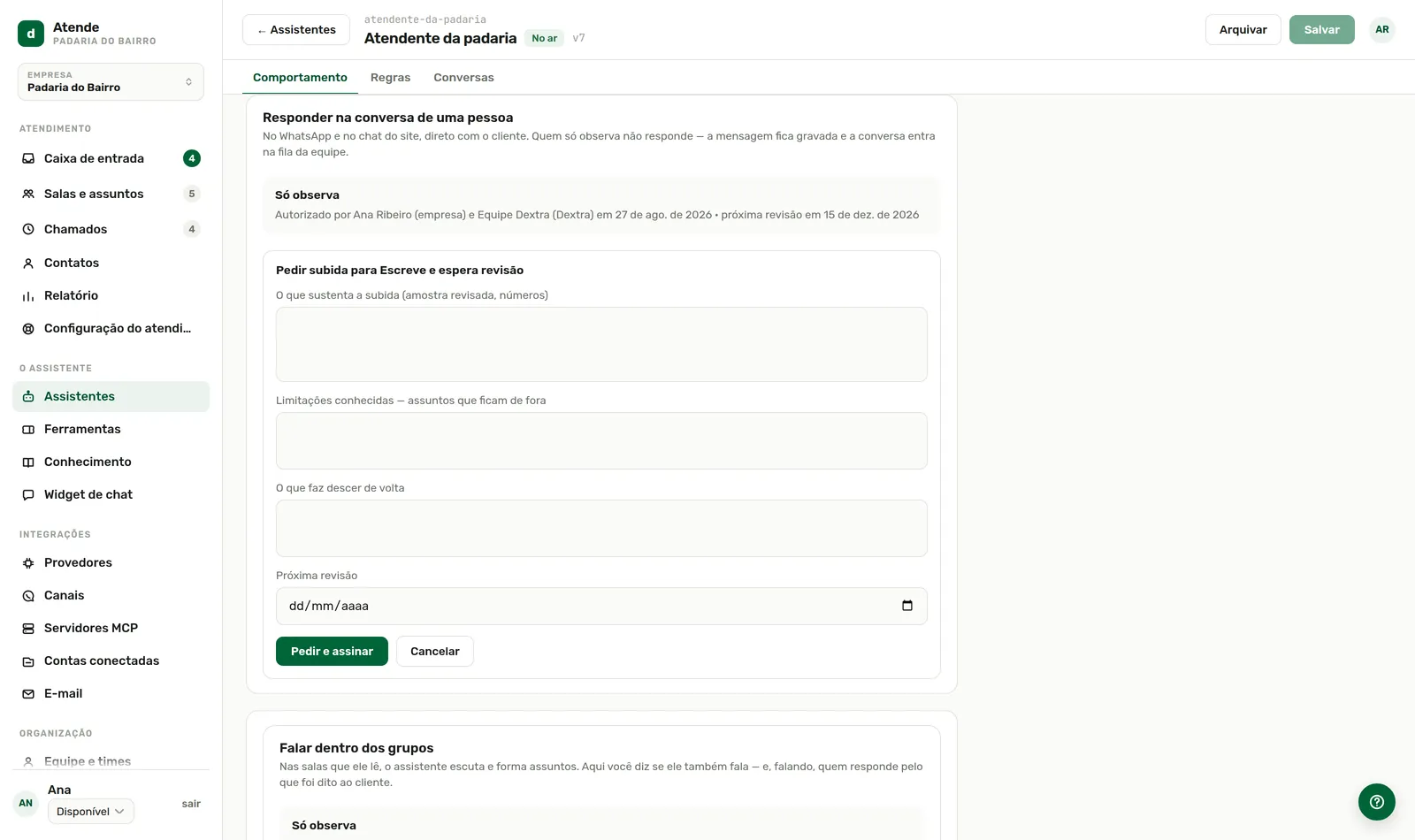 Pedir subida: evidência, limitações e o que faz descer.