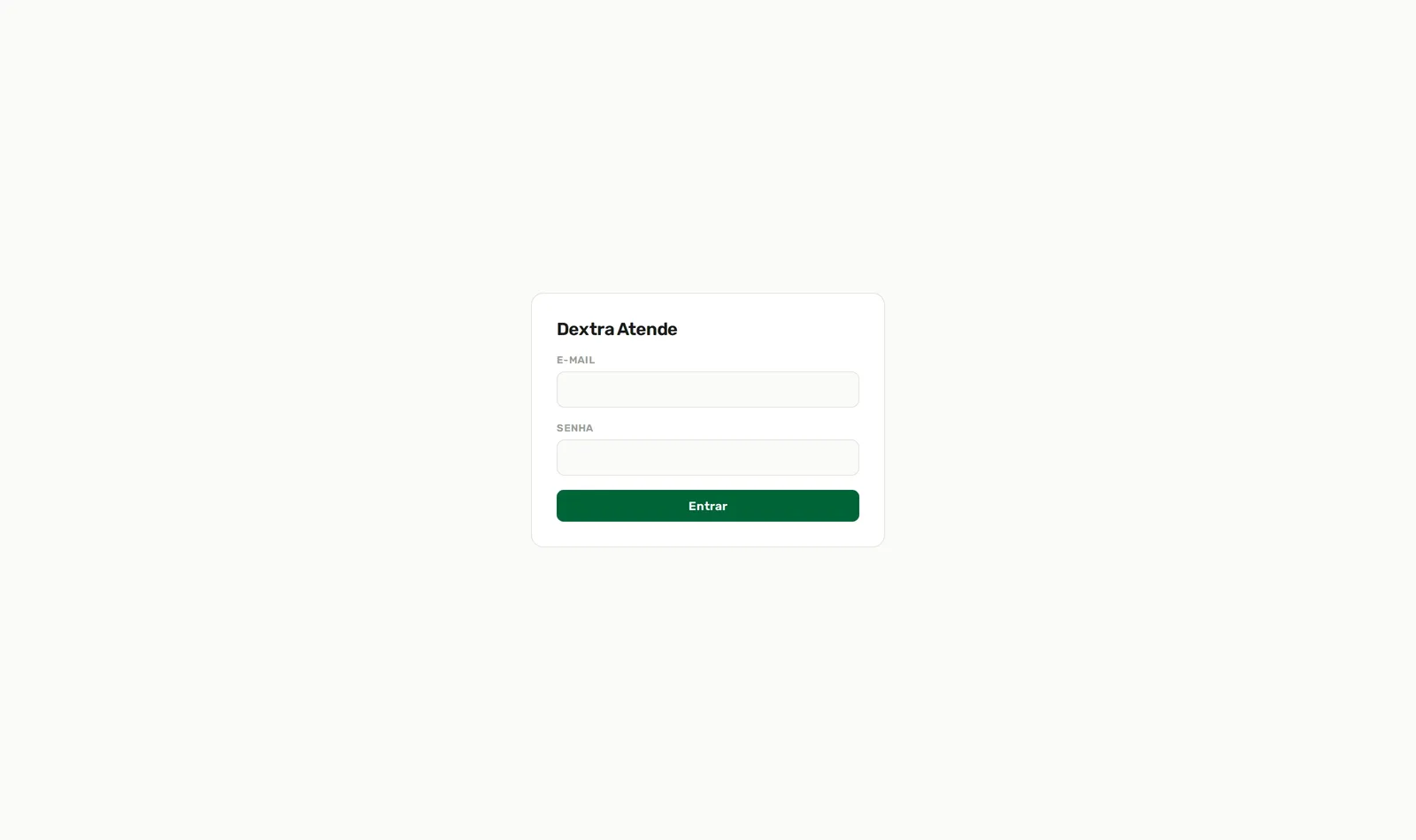 Um endereço só: Dextra Atende e Dextra CRM no mesmo console.